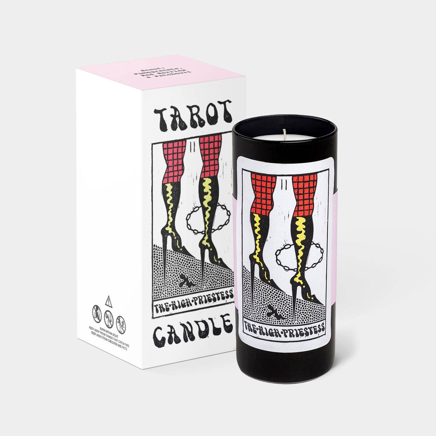 TAROT HIGH PRIESTESS CANDLE