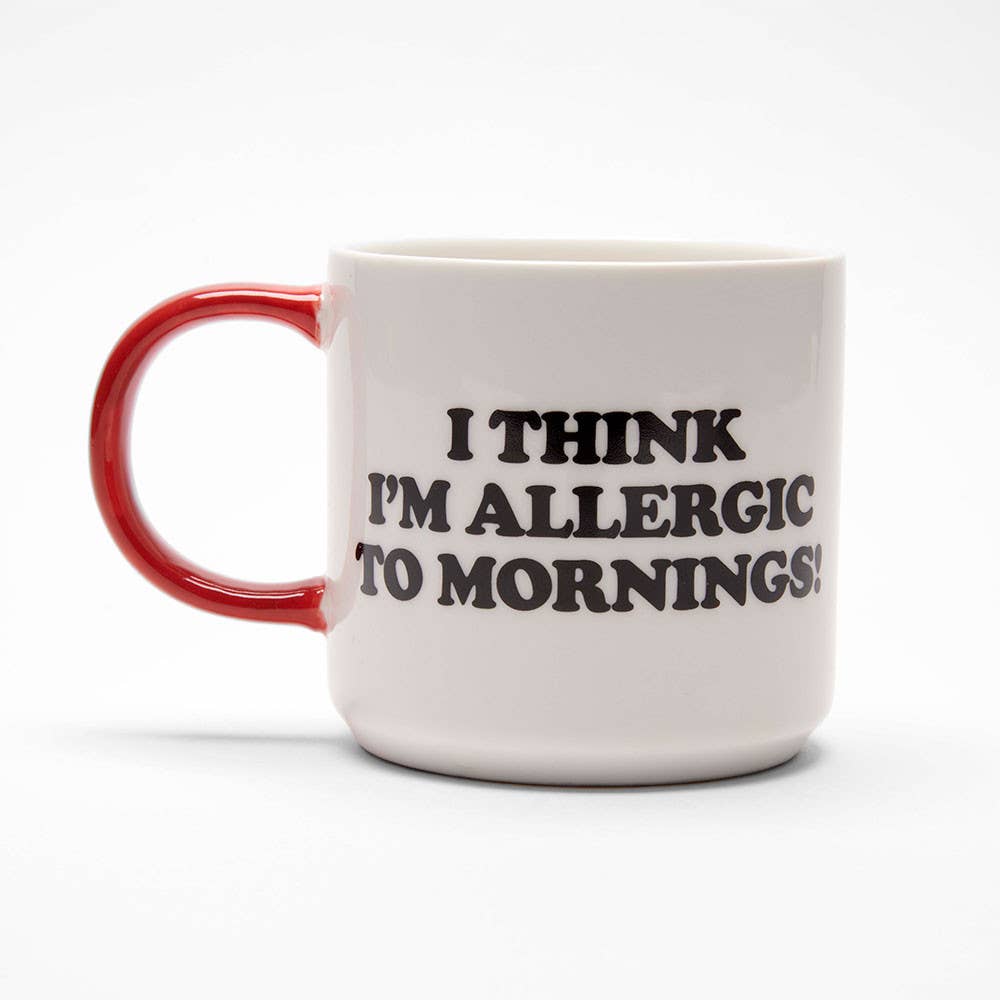 ALLERGIC TO MORNINGS MUG