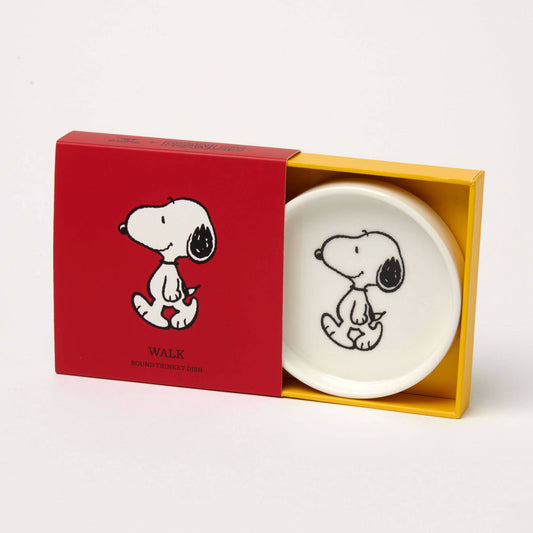 Snoopy Walk - Peanuts Round Shaped Trinket Dish