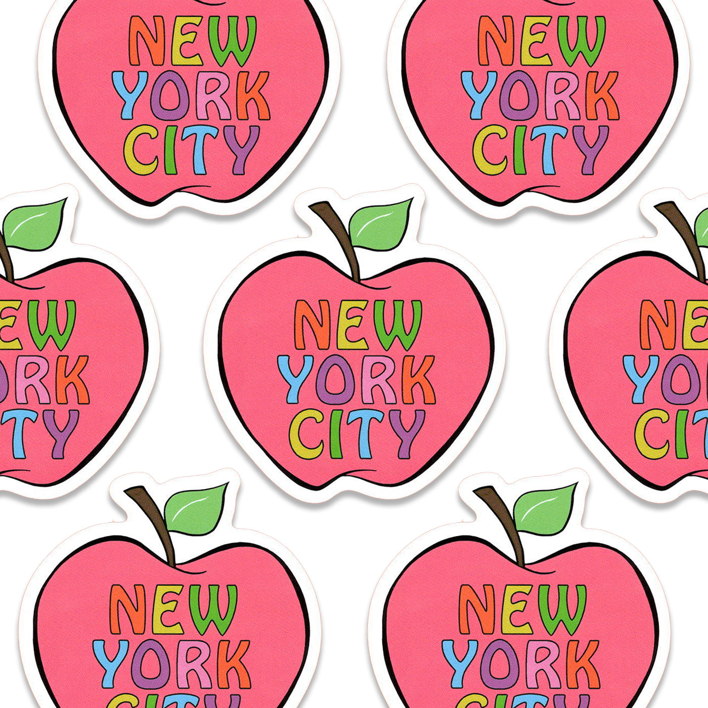 NEW YORK CITY APPLE STICKER