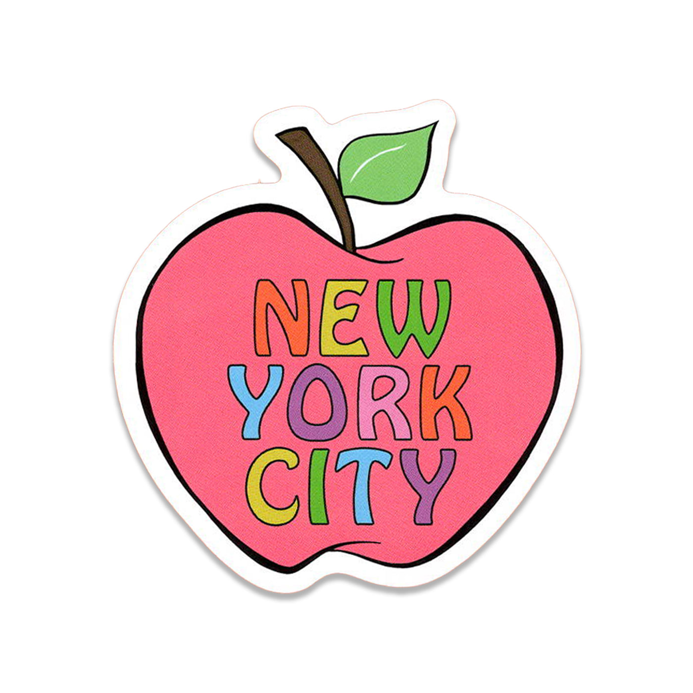 NEW YORK CITY APPLE STICKER