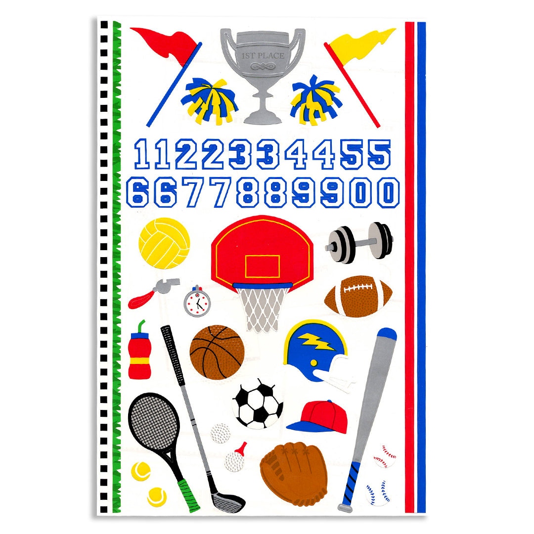 SPORTS STICKER SHEET