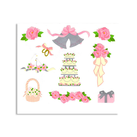 WEDDING STICKER SHEET