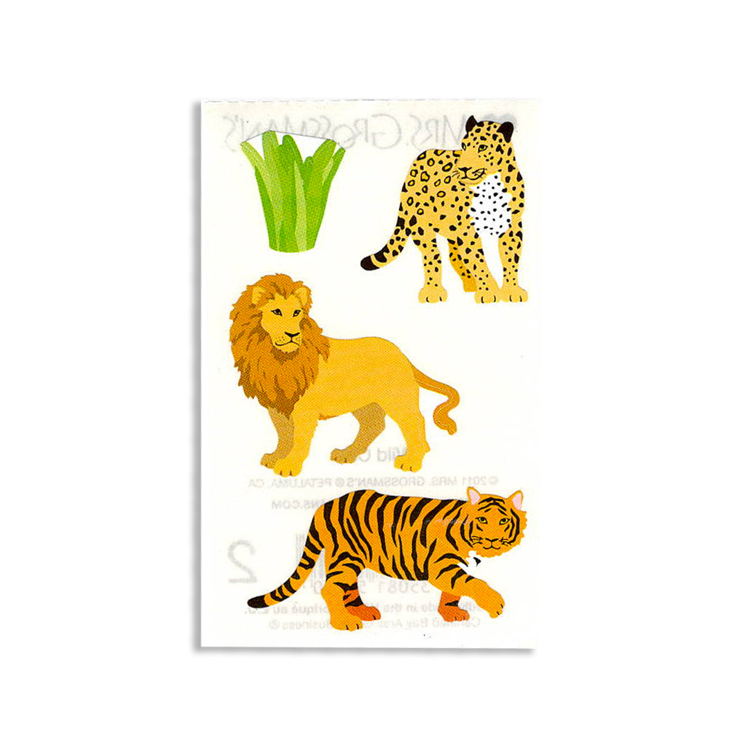 WILD CATS STICKER SHEET