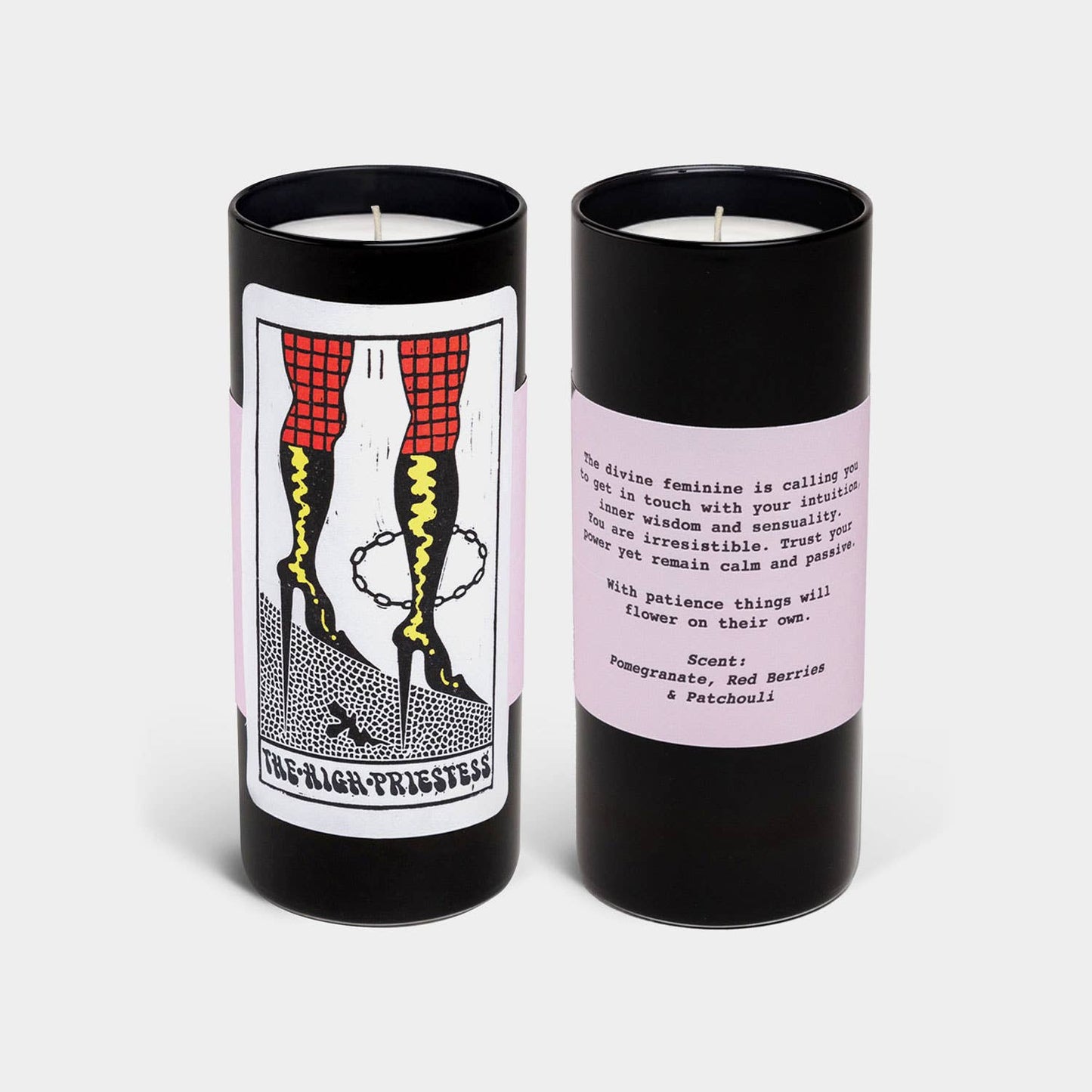 TAROT HIGH PRIESTESS CANDLE